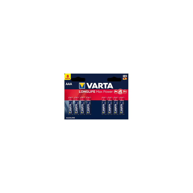 pile alcalina varta cf8 longlife max power aaa [4703101418]