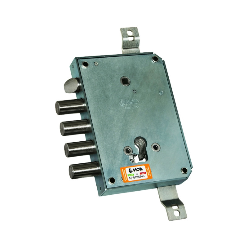 serratura moia per porte blindate a 4 pistoni 122x177x30mm [rce664/280rf]