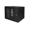 armadio rack link serie light 19" 9u 450x400x530 nero [lk1909unl]