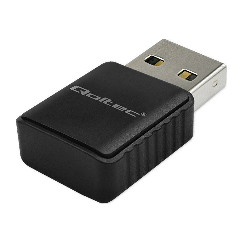scheda di rete esterna qoltec wireless wifi 2x2dbi 1300mbps win11