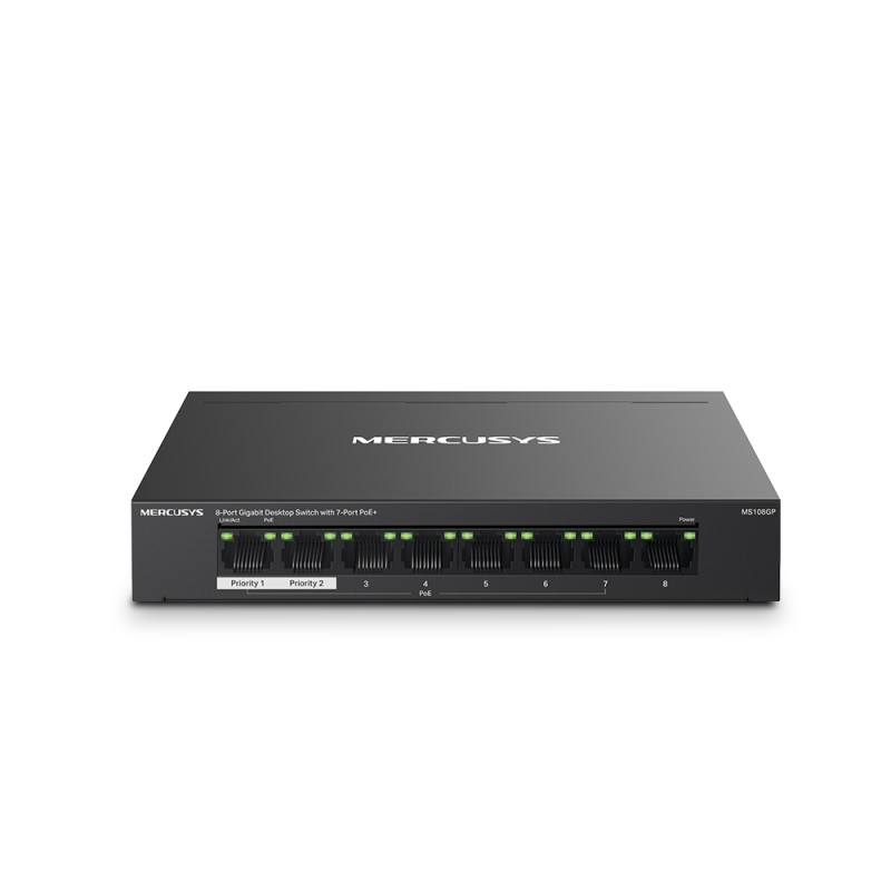switch mercusys ms106lp gestito 8 porte gigabit ethernet 10/100/1000