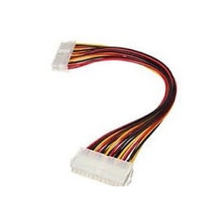 Cavo alimentazione itek prolunga sleevato atx 24pin femmina a 24pin