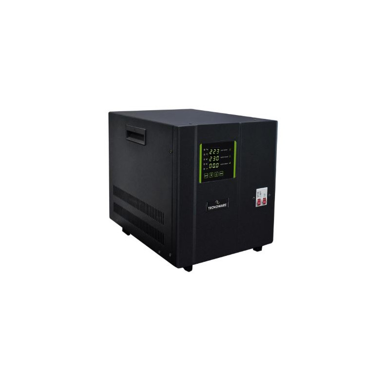stabilizzatore elettronico tecnoware monofase 10kva 8kw nero [fstesm10km]