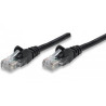 cavo di rete patch in cca cat. 6 nero utp 10 mt