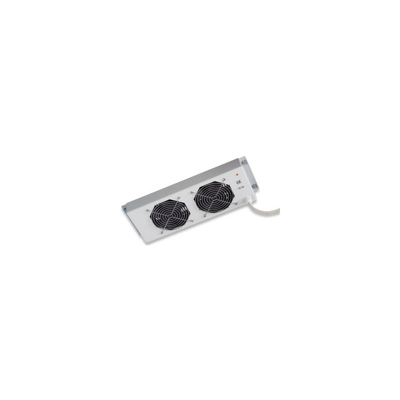 gruppo di ventilazione a soffitto per rack 19'' 2 ventole