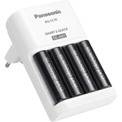 caricabatterie panasonic eneloop bq-cc55 carica rapida aa 550ma