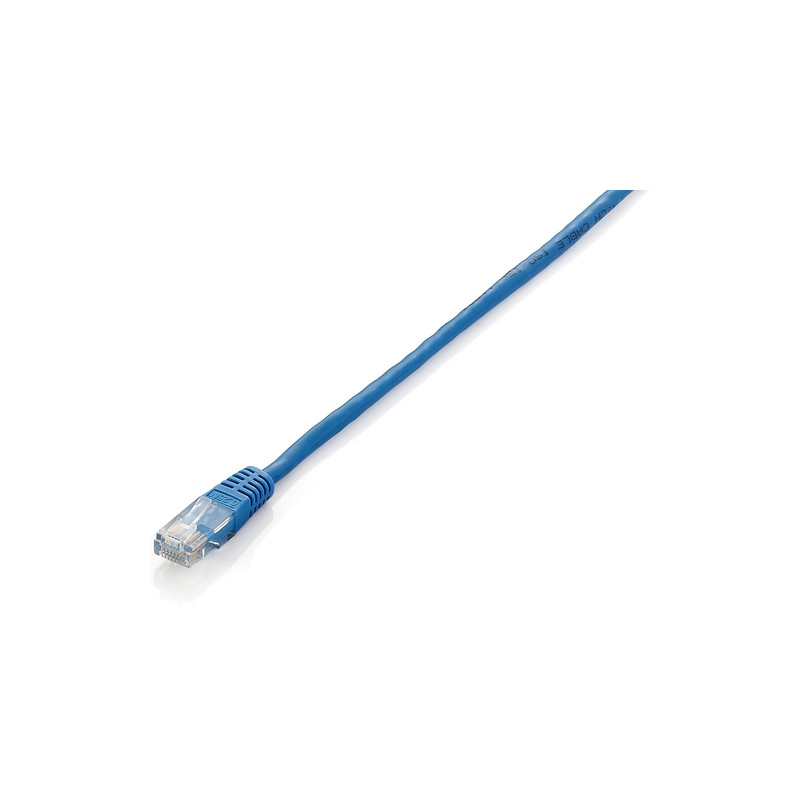cavo di rete equip eco cat6 u/utp 0.50m blu bulk [625437]