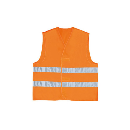gilet alta visibilita' arancio fluo tg. l [gilp2or-gt]