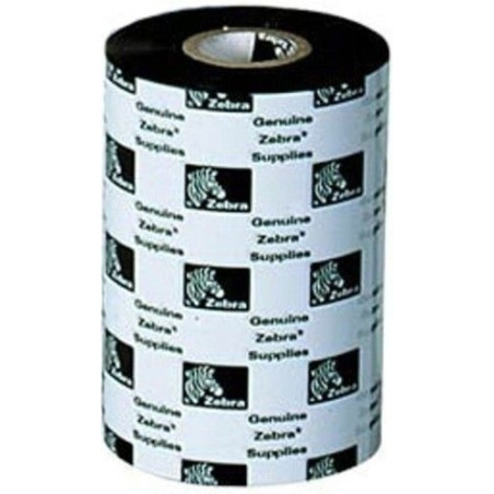 zebra 3200 wax/resin thermal ribbon 89mm x 450m nastro per stampante