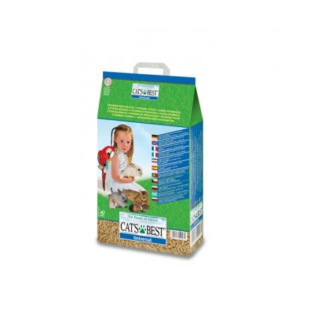 lettiera per gatti cats best universal 40l 22kg