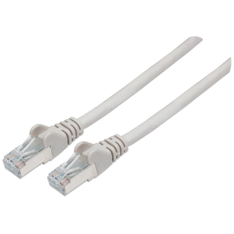 cavo di rete patch intellinet in rame cat. 6a grigio sftp 0,15 mt