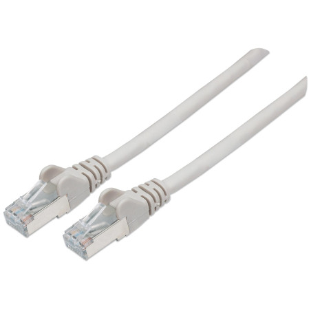 cavo di rete patch intellinet in rame cat. 6a grigio sftp 0,15 mt