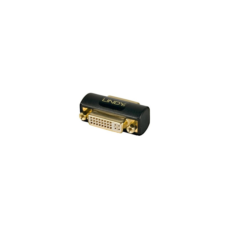 Adattatore dvi lindy dvi-i dual link dvi analog digital oro [41233]