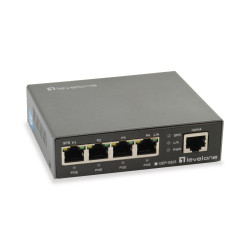 switch levelone gep-0523 5-port gigabit poe 60w 4x poe [lev]