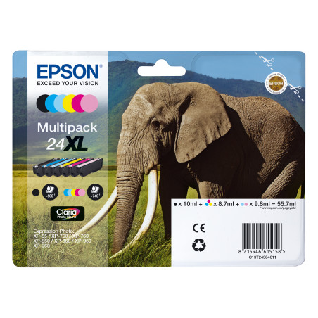 Cartuccia epson kit t24384021 multipack xlser.xp 750/850