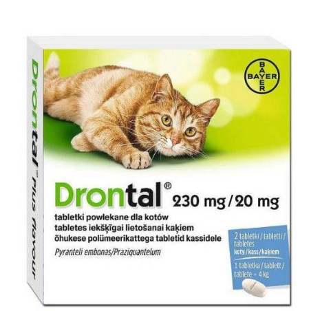 antiparassitario vetoquinol drontal compressa per gatti