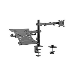 supporto monitor gembird supporto da scrivania laptop 17-32"
