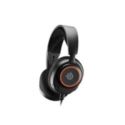 cuffie steelseries arctis nova 3 da gioco cablato con microfono nero