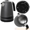bollitore elettrico adler ad 1295 senza fili 1,7l/2200w/grigio [hkadlczad1295g0]