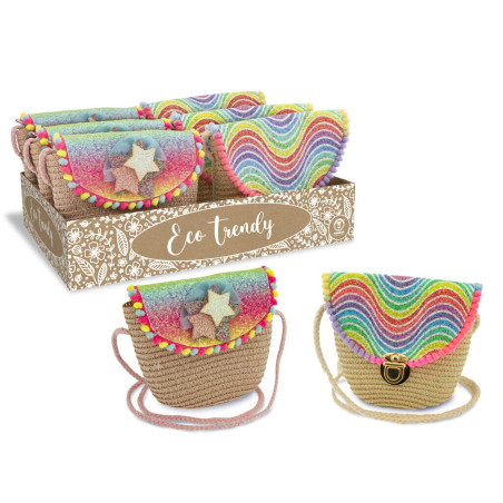 eco bag arcobaleno teorema con tracolla 2mdl