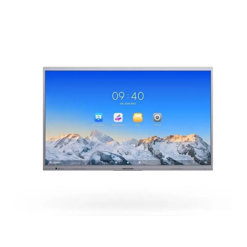 monitor digital signage led 75'' hikvision ds-d5c75rb/a
