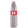 set inserti einhell avvitatore 2x25mm grigio 3pz
