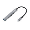 hub usb equip 128961 usb-c 4 porte usb 3.2 gen 1/2.0 5gbps grigio