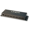 Hub usb lindy usb 2.0 metall hub 7 porte con alimentatore [42794]