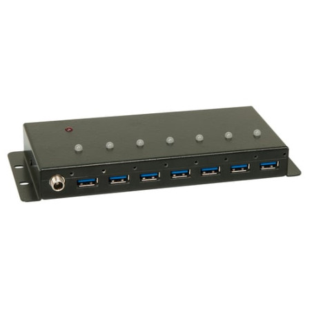 Hub usb lindy 3.0 industrie 7 porte [43128]