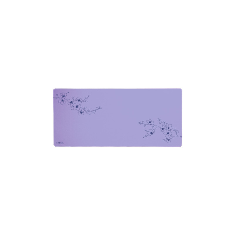 tappetino per mouse trust gxt759 gaming xxl fiore/viola [25715]
