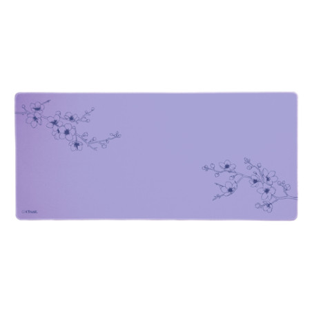 tappetino per mouse trust gxt759 gaming xxl fiore/viola [25715]