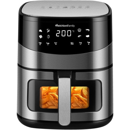 friggitrice ad aria melchioni 118340047 6.5l/2000w nero [118340047]