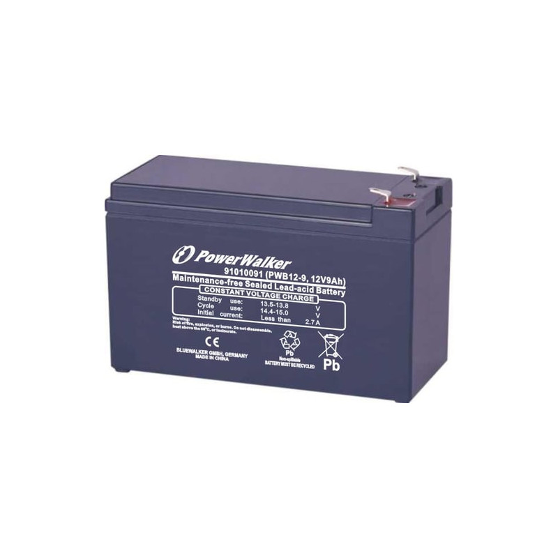 Batteria bluewalker pwb12-9 vrla 12v/9ah [91010091]