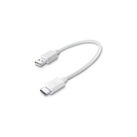 cavo usb cellular line cavo usbdatactrusbscw bianco 15 cm type c