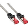 cavo di rete patch inline s/ftp (pimf), cat.6, 250mhz, guaina pvc,