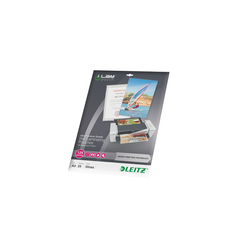 pouches leitz ilam a3 125mic 25pz [7489-00-00]