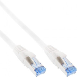 cavo di rete patch inline cat.6a, s/ftp (pimf), 500mhz, bianco, 5m