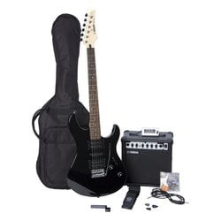 chitarra elettrica yamaha con custodia e amplificatore, nero [gerg121gpiihii]