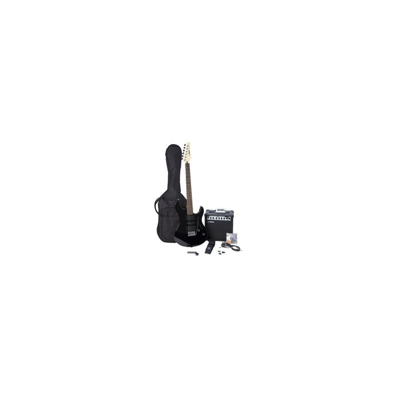chitarra elettrica yamaha con custodia e amplificatore, nero [gerg121gpiihii]
