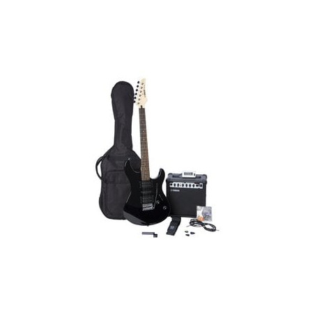 chitarra elettrica yamaha con custodia e amplificatore, nero [gerg121gpiihii]