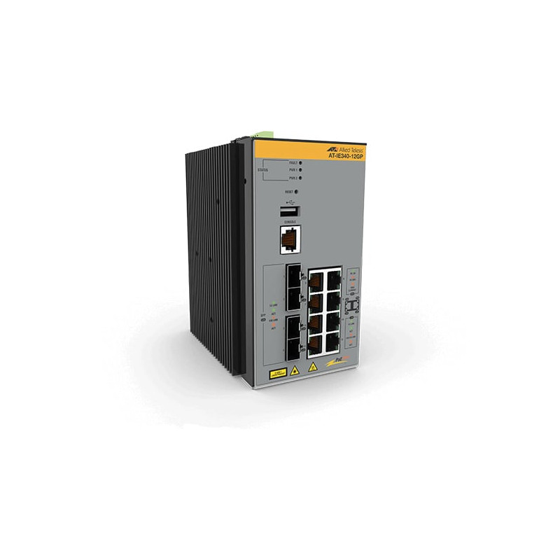 switch allied telesis l3 lan 8-porte 4xsfp [at-ie340-12gp-80]