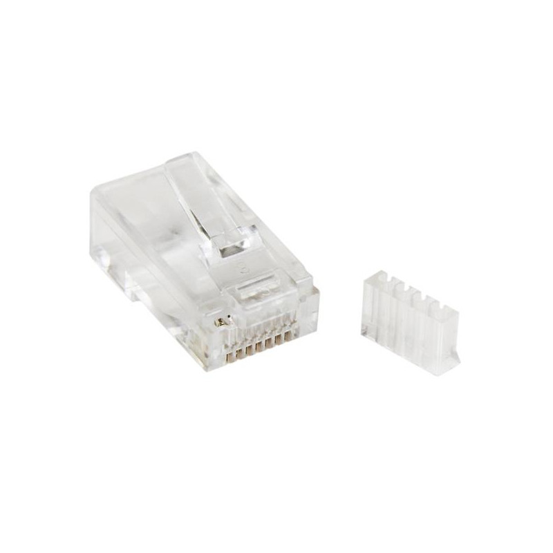 spina modulare startech rj45 cat 6 per filo pieno 50pk [crj45c6sol50]