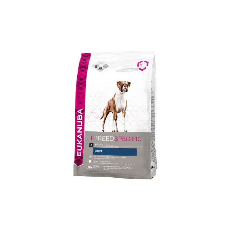 mangime secco eukanuba pollame per boxer adulto 12kg
