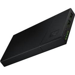 batteria portatile powerbank green cell pbgc02s 10000mah nero [azgceuap0000006]