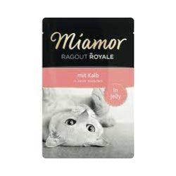 cibo per gatti miamor ragu royale in gelatina con vitello 100g