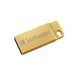Pen drive 16gb verbatim mini usb 3.0 con portachiavi oro