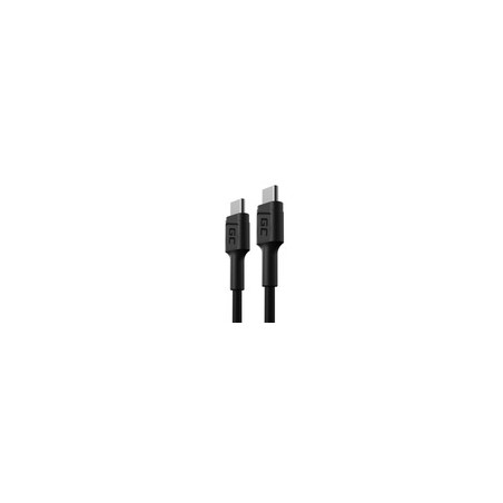 cavo greencell usb-c 30cm nero