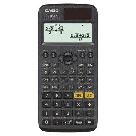 calcolatrice scientifica casio 77x166x11mm nero [fx85cex]