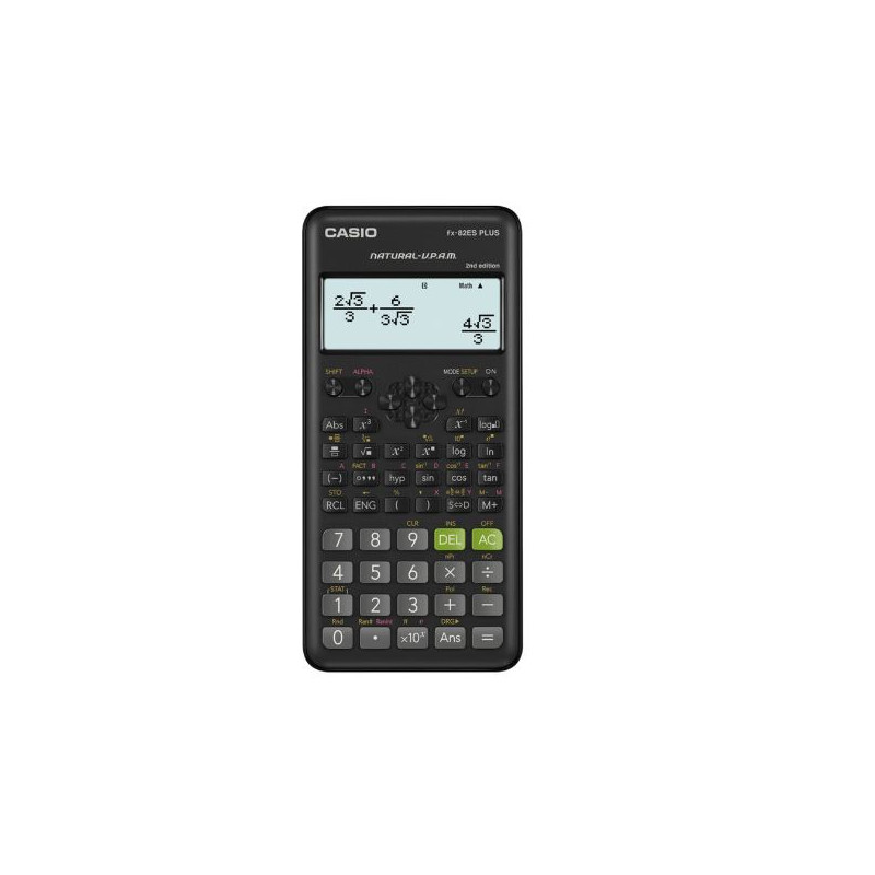 calcolatrice scientifica casio 77x162mm nero [fx-82esplus-2
