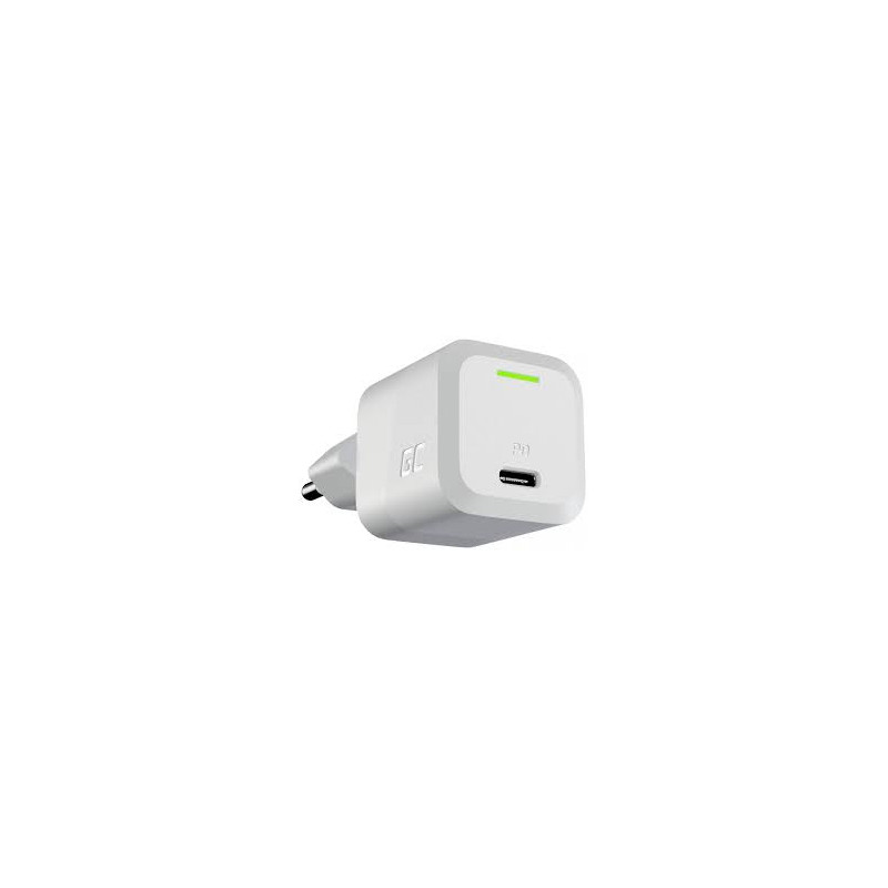 alimentatore da rete green cell usb-c 33w bianco [chargc06w]
